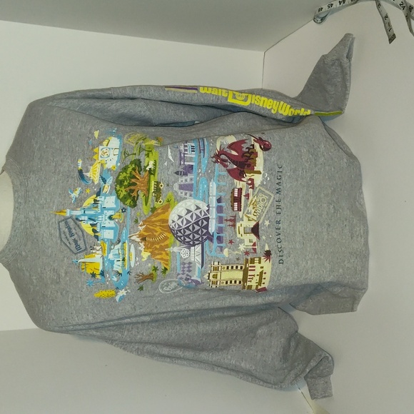 Walt Disney World Compass Map Discover The Magic Sweatshirt Size 2xl - Picture 1 of 14